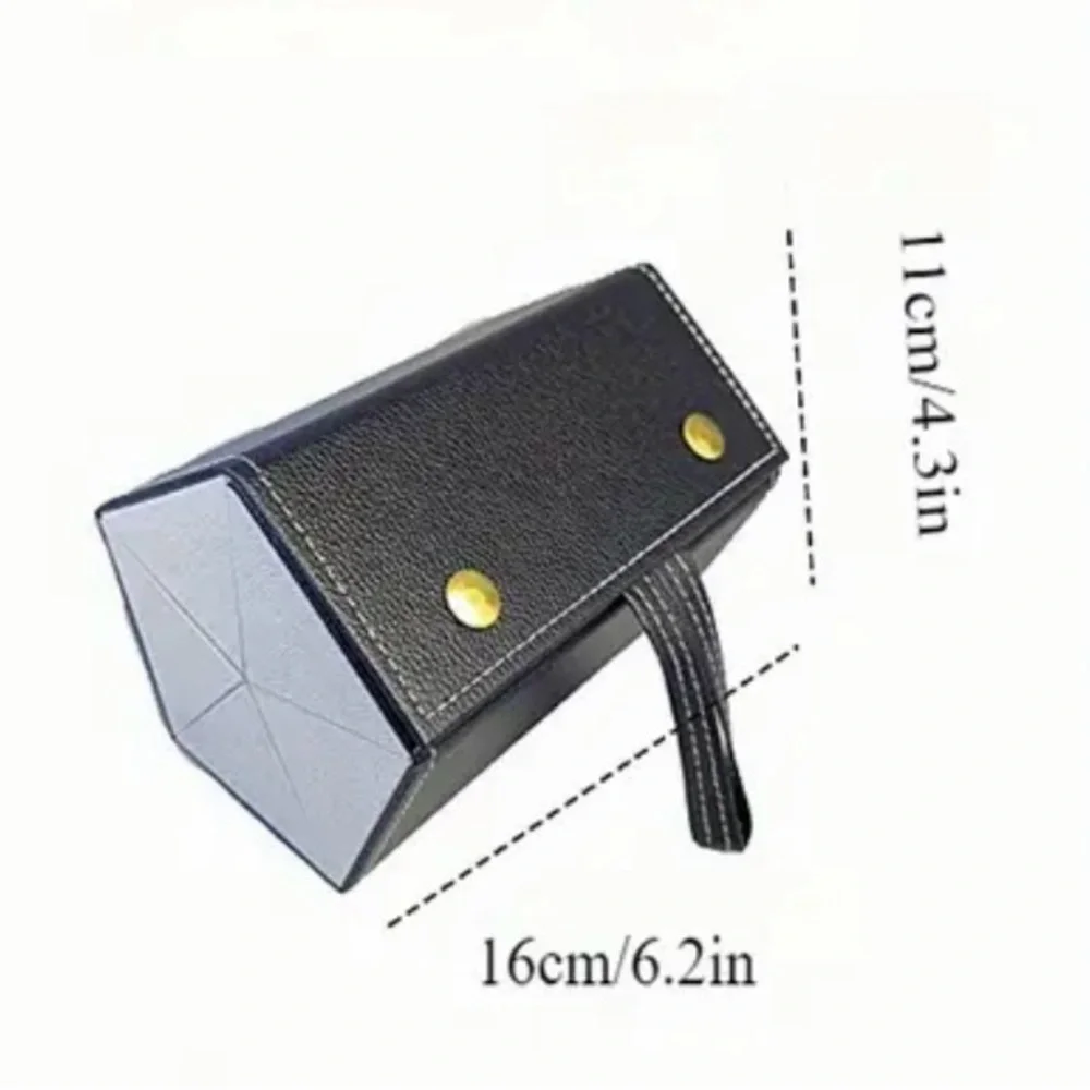 Brown FAUX Leather Glasses Case, NEW, Brown is available